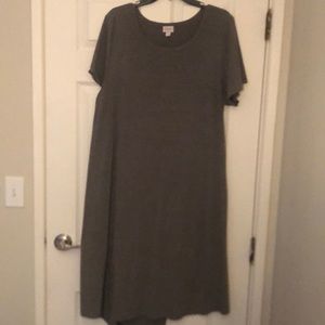 LuLaRoe 3XL Carly - Heather Grey